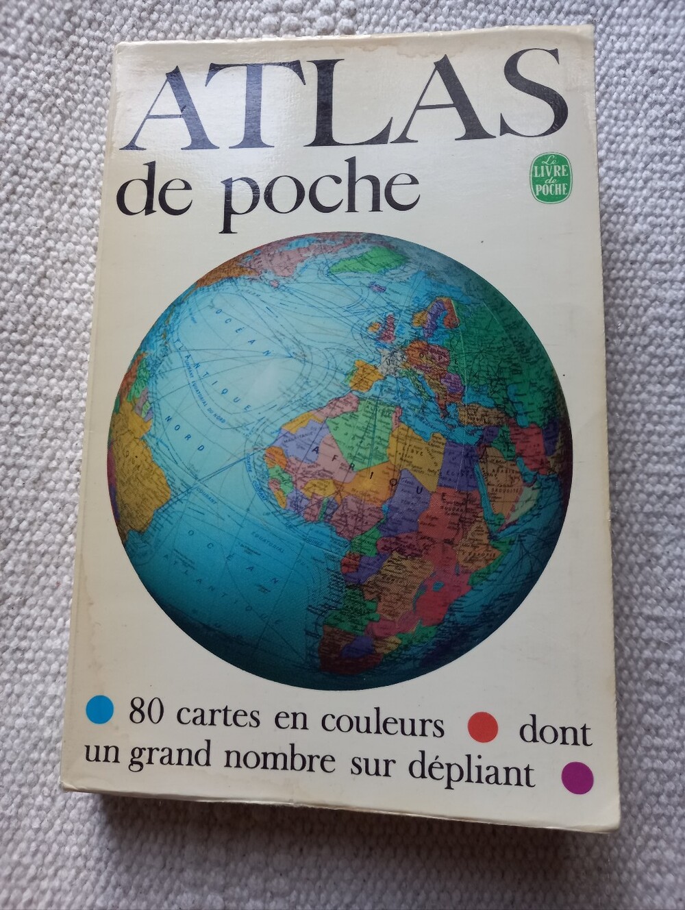 ATLAS de poche - Blue Globe Pocket Atlas In French